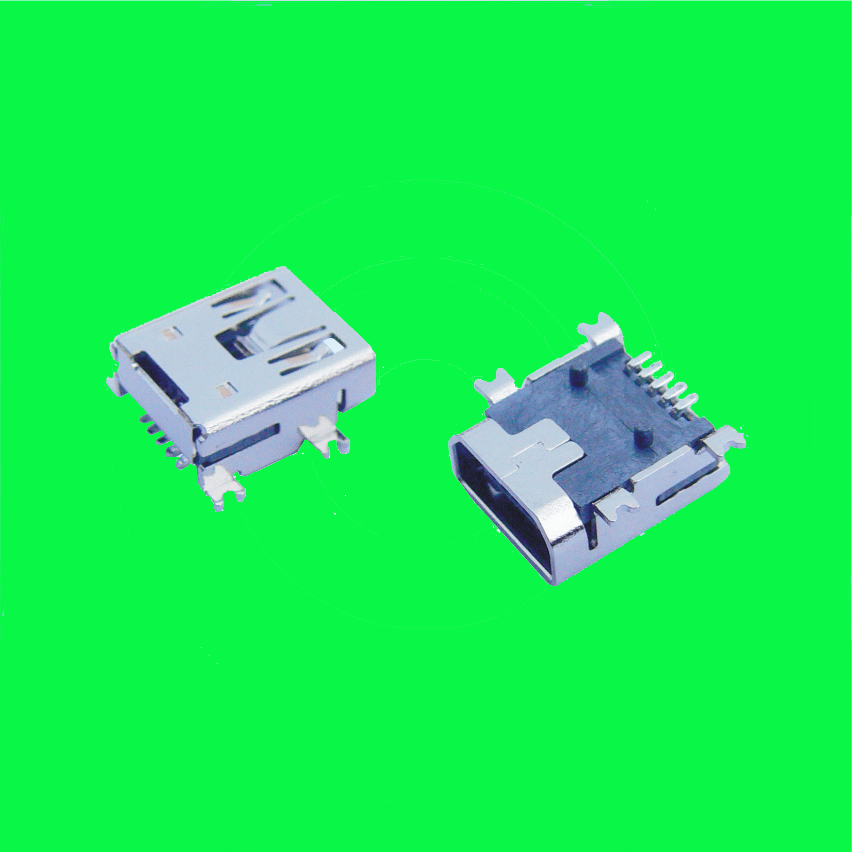 MINI USB 5P母SMT