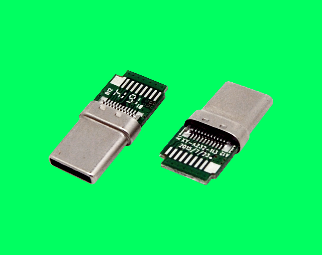 USB 3.1公頭焊線全功能款