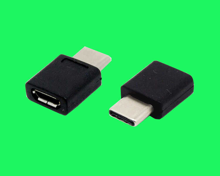 USB TYPE CM TO MICRO USB 2.0 BF轉接頭180D