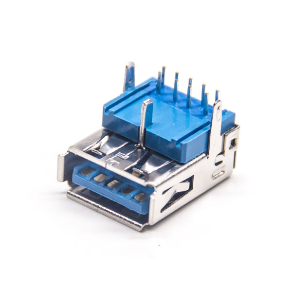 USB 3.0 AF90度加高不銹鋼