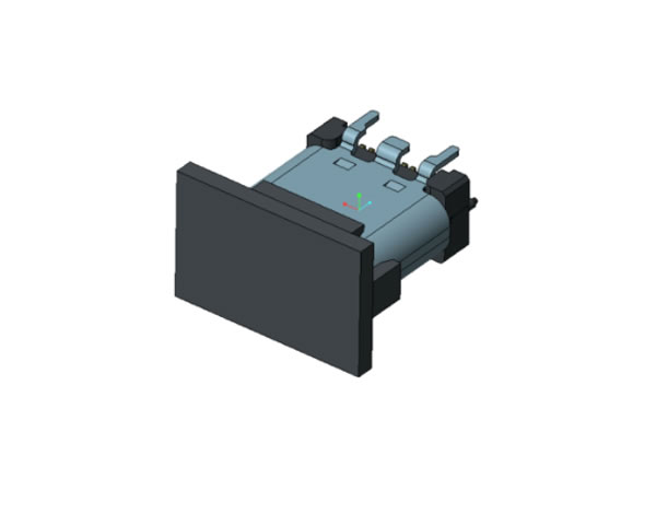 TYPE CF 16P-24P 直立式SMT有柱 H=5.7-6.5-7.4 外殼腳長(zhǎng)1.30