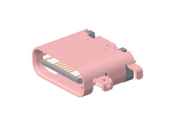 USB CF 16PIN(L=6.5) 沉板1.6
